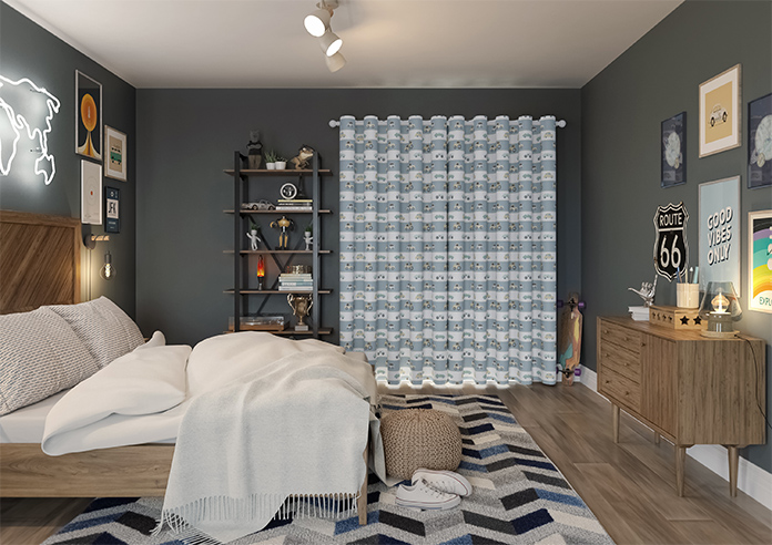 Brum Brum, Highway - Made to Measure Curtains - Image 15